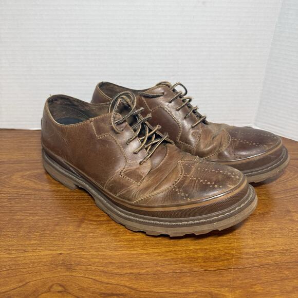 Sorel Madson Mens Waterproof Brown Leather Wingtip Oxford Shoe Size: 10 main image 6